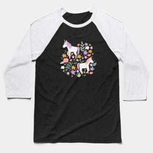 Unicorn Garden - Iris Baseball T-Shirt